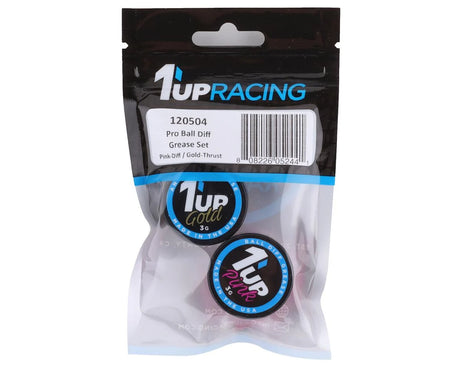 1UP Racing - Pro Ball Differential Grease Combo (Gold & Pink) - 120504