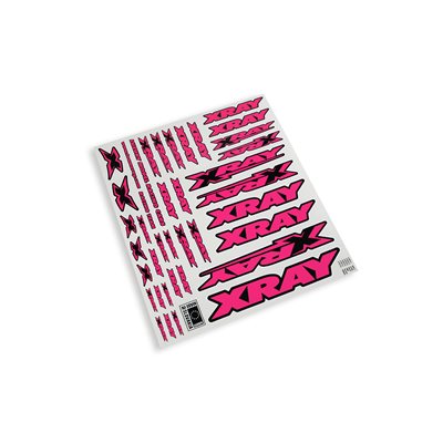 XRAY - STICKER FOR BODY - NEON Red - 397314