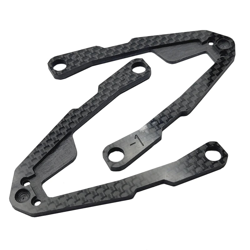 RC Maker - RCM-A800-SLA7 - CARBON SHORT WHEELBASE ARM PAIR FOR AWESOMATIX A800MMX/A800FX (+7MM)