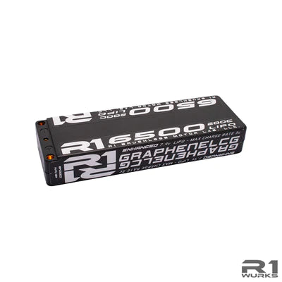 R1 Wurks - 6500mah 200C 7.4V 2S LCG Graphene Battery - 030048