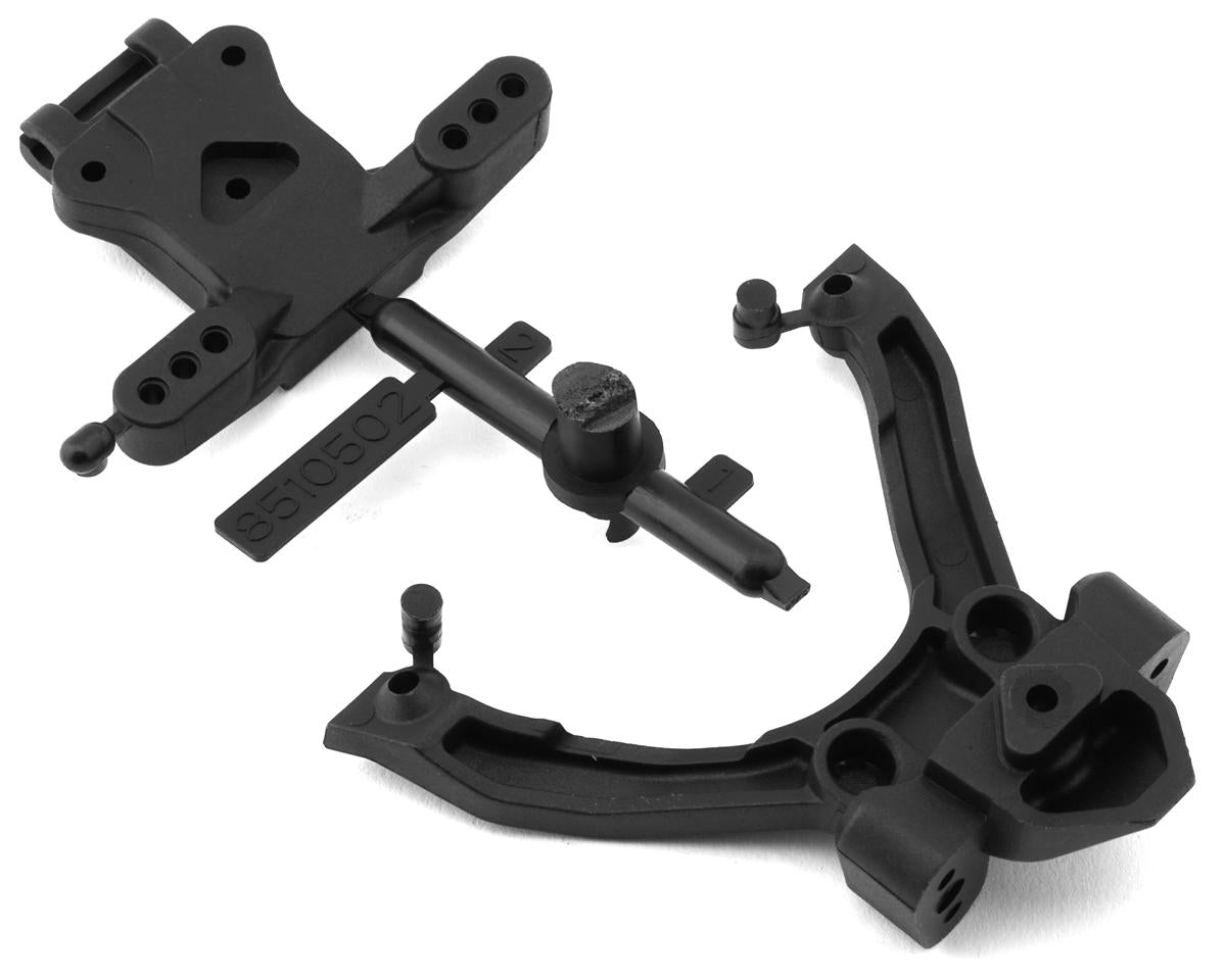 Team Associated RC10B7 Top Plate & Ballstud Mount Set - 92403