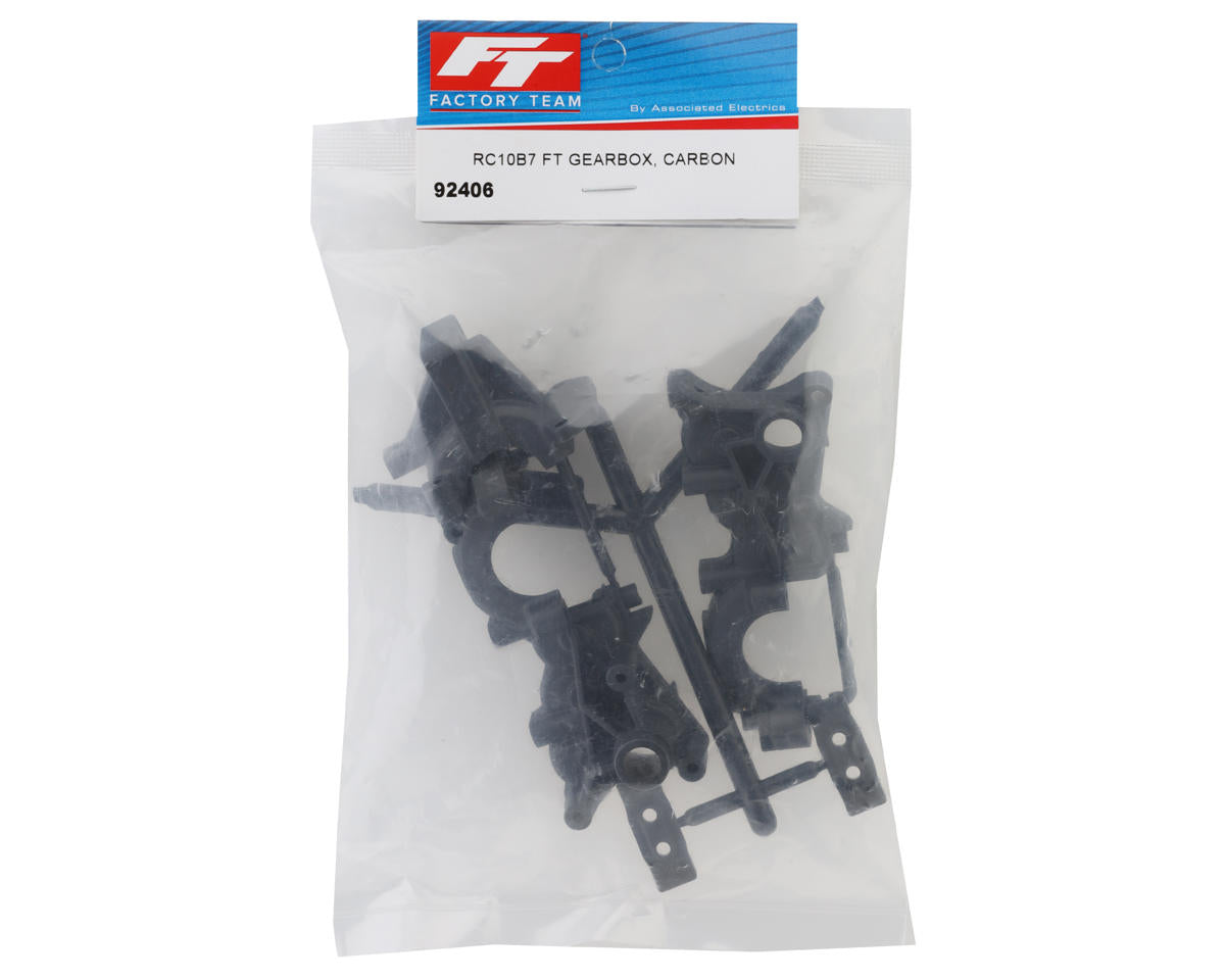 Team Associated RC10B7/RC10B7D Factory Team Laydown Gearbox (Carbon) - 92406