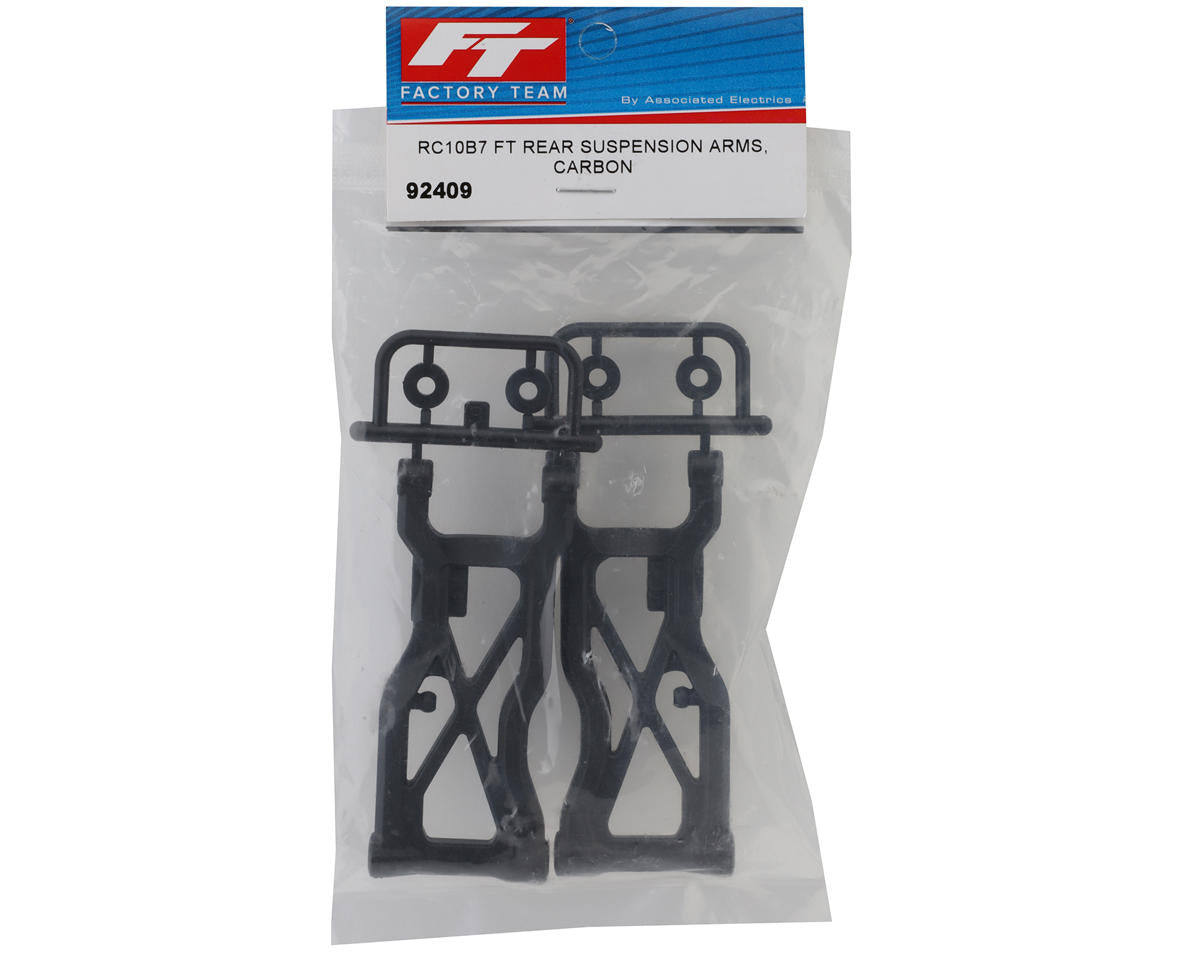 Team Associated RC10B7 Factory Team Carbon Rear Suspension Arms (2) - 92409