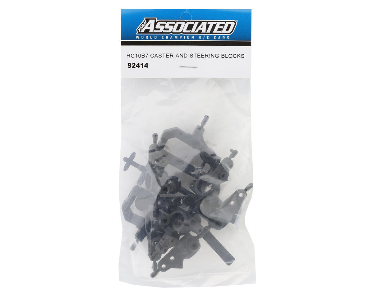 Team Associated RC10B7 Caster and Steering Blocks Set - 92414