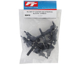 Team Associated RC10B7 Factory Team Caster & Steering Blocks (Carbon) - 92415