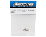 Team Associated RC10B7 Caster Block Pivot Balls (4) - 92442