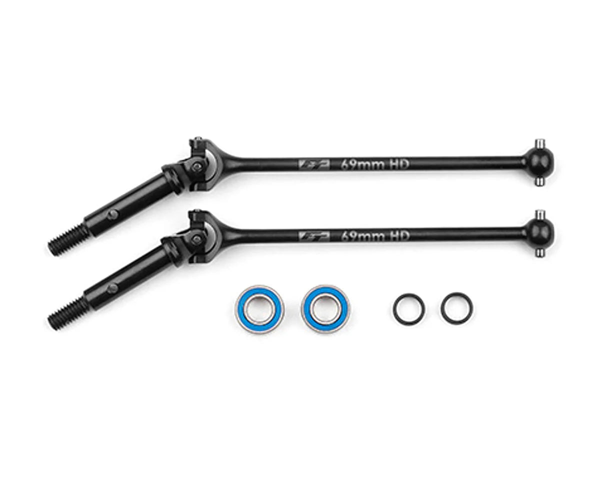 Team Associated - Factory Team Steel Universal Driveshaft Set (69mm) - 92486