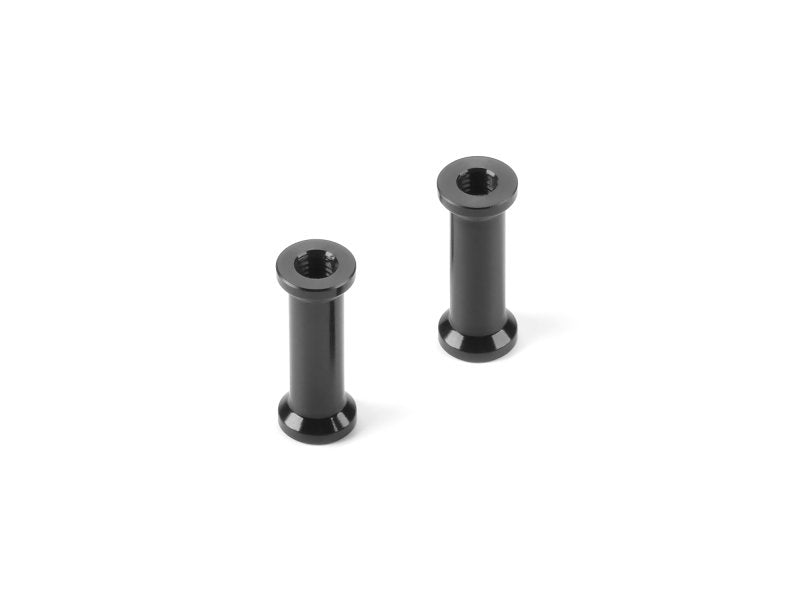 XRAY - ALU REAR BRACE MOUNT 15.5MM - BLACK (2) - 373078