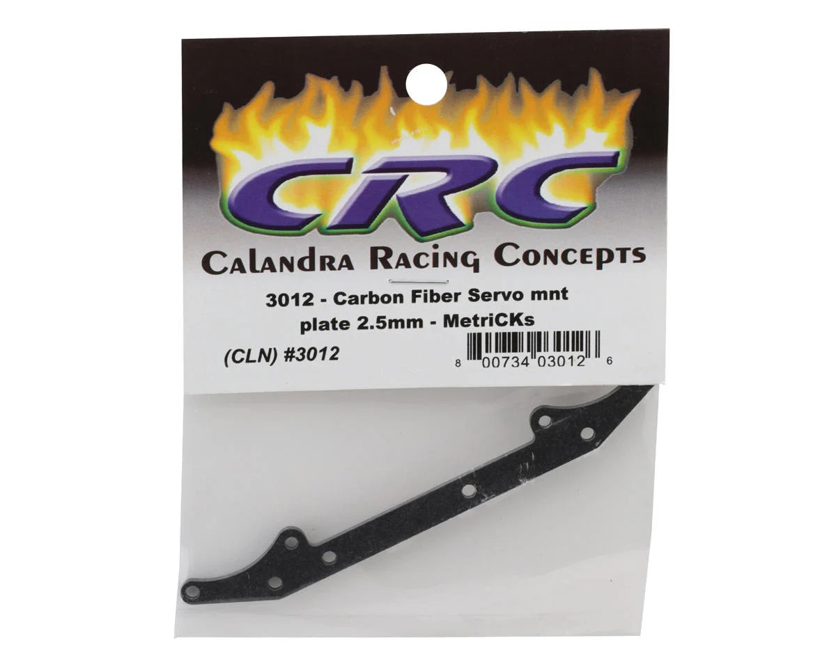 CRC - Carbon Fiber Servo mnt plate 2.5mm - 3012