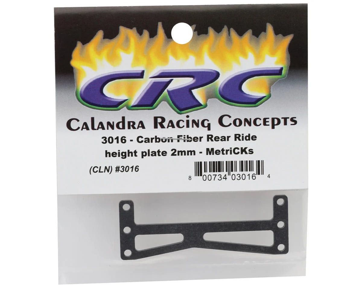 CRC - Carbon Fiber Rear Ride height plate 2mm - 3016