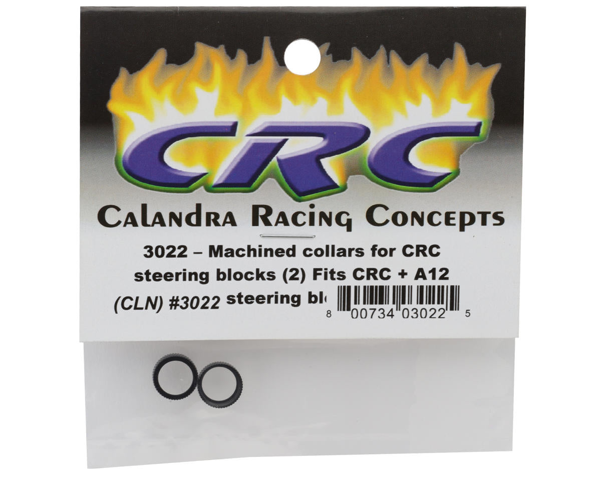 CRC - Machined collars for CRC steering blocks (2) Fits CRC + A12 steering block - 3022