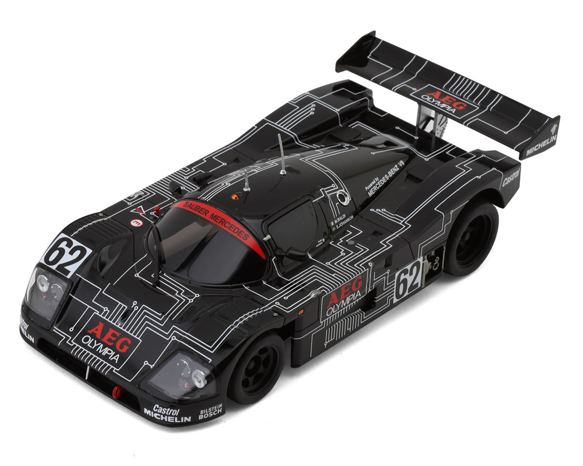 Kyosho - Mini-Z MR-03W-LM Sauber Mercedes Groupe C Rennsportwagen C9 Pre-Painted Body (Black) - MZP345AG