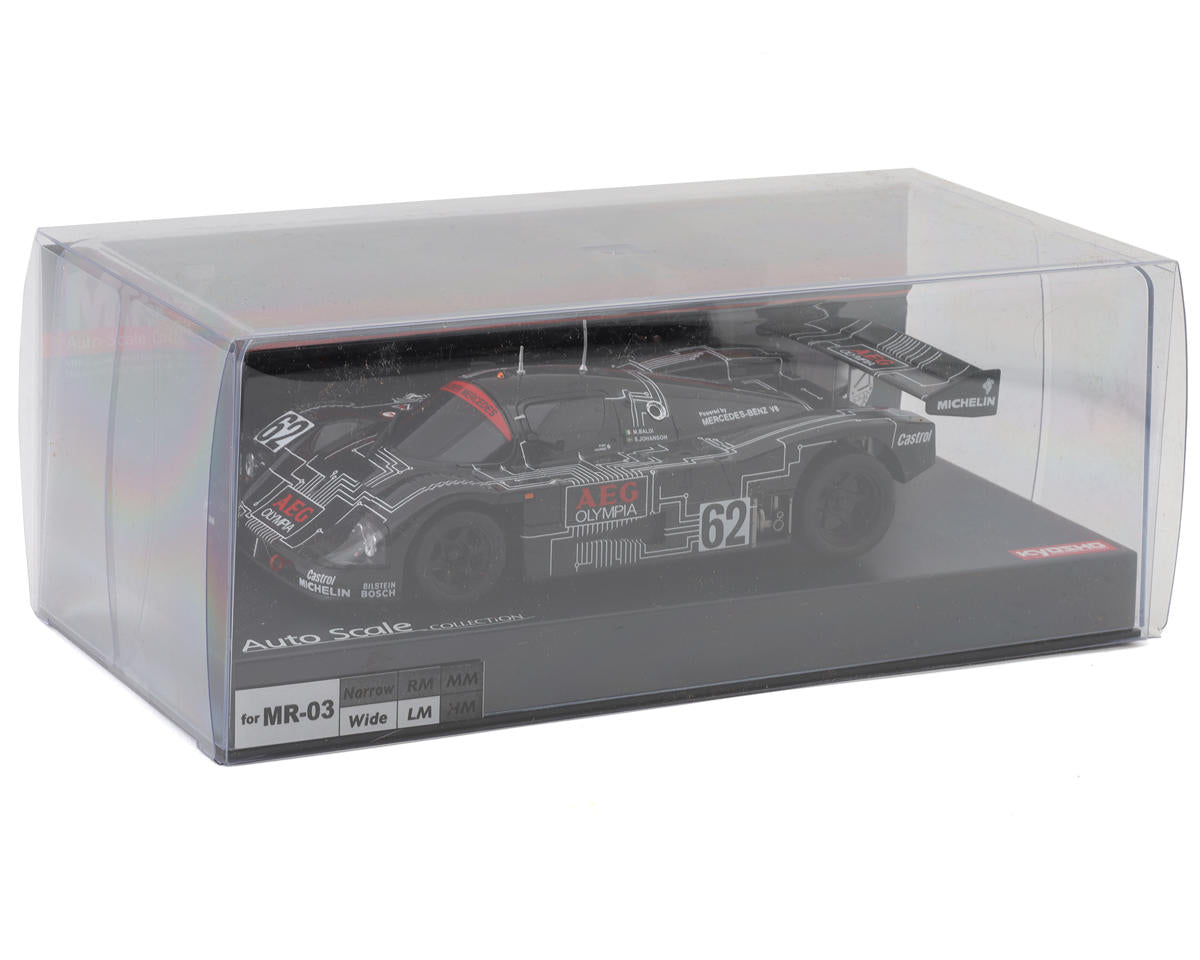 Kyosho - Mini-Z MR-03W-LM Sauber Mercedes Groupe C Rennsportwagen C9 Pre-Painted Body (Black) - MZP345AG