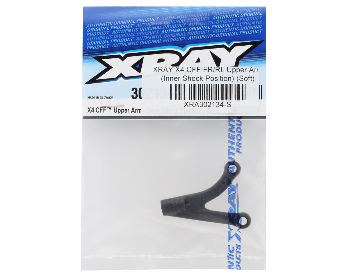 XRAY X4 - CFF™ UPPER ARM - INNER SHOCK POSITION - SOFT - FR / RL - 302134-S