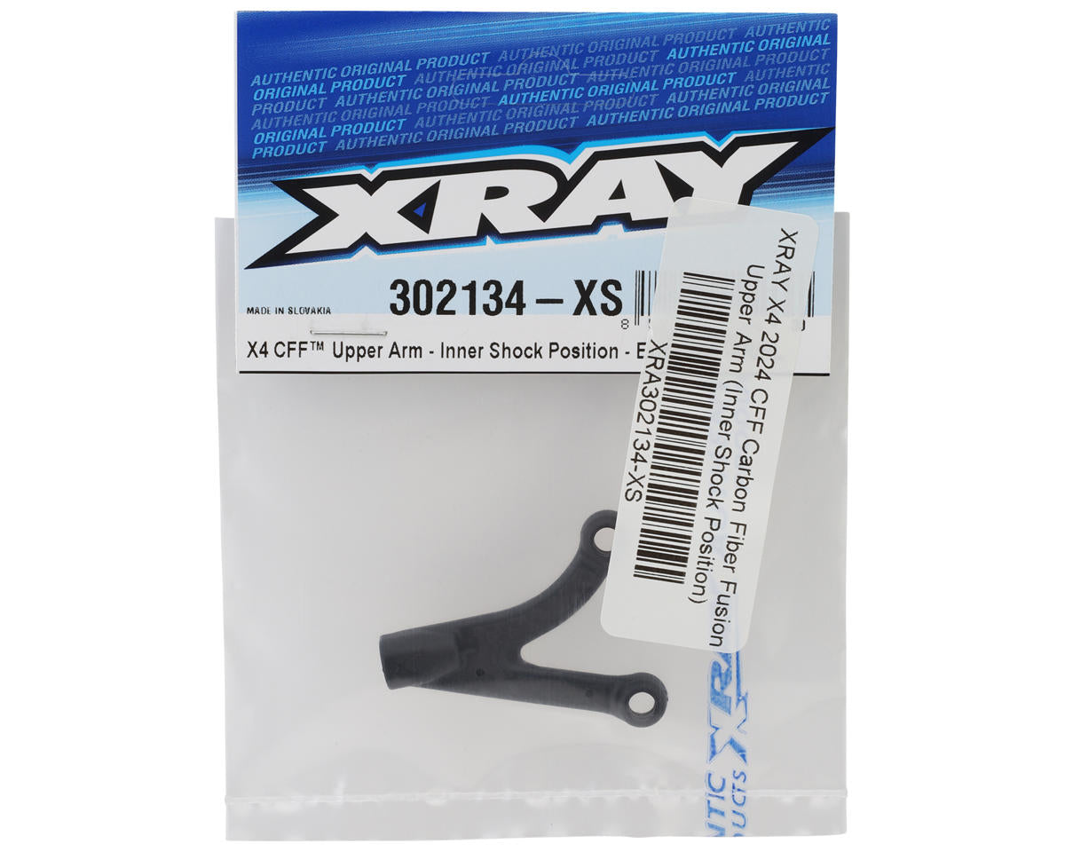 XRAY - X4 - Carbon Fiber Fusion Upper Arm (Inner Shock Position) (Extra Soft) (FR/RL) - 302134-XS