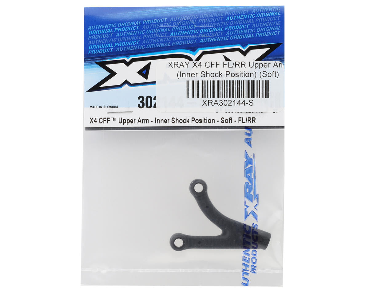 XRAY X4 - CFF™ UPPER ARM - INNER SHOCK POSITION - SOFT - FL / RR - 302144-S