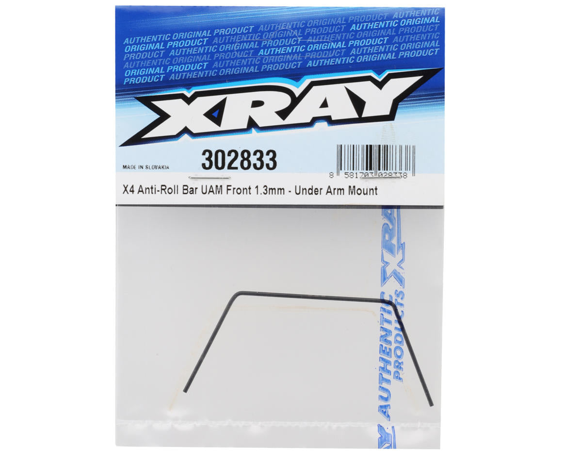 XRAY X4 - ANTI-ROLL BAR UAM - UNDER ARM MOUNT - FRONT 1.3 MM - 302833