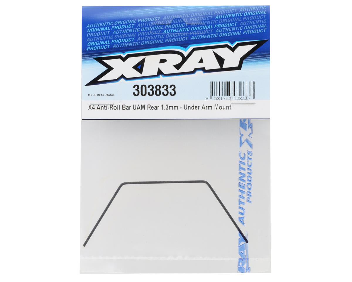 XRAY X4 - ANTI-ROLL BAR UAM - UNDER ARM MOUNT - REAR 1.3 MM - 303833