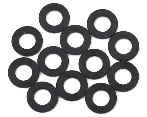 1UP Racing Precision Aluminum Shims (Black) (12) (1.0mm)