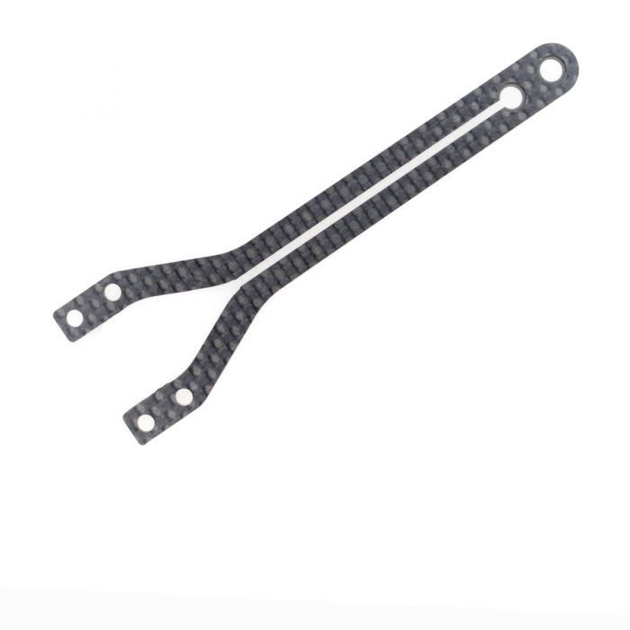 XRAY X4 - GRAPHITE UPPER DECK - SPLIT FRONT - 2.0mm - 301077