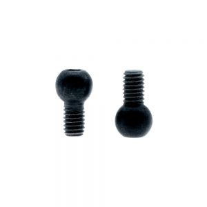 XRAY X4 - STEEL BALL END 4.9MM WITH 4MM THREAD (2) - 302432