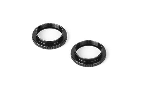 XRAY T4 2021 - ULP ALU SHOCK ADJUSTABLE NUT - V2 - BLACK (2) - 308044-K