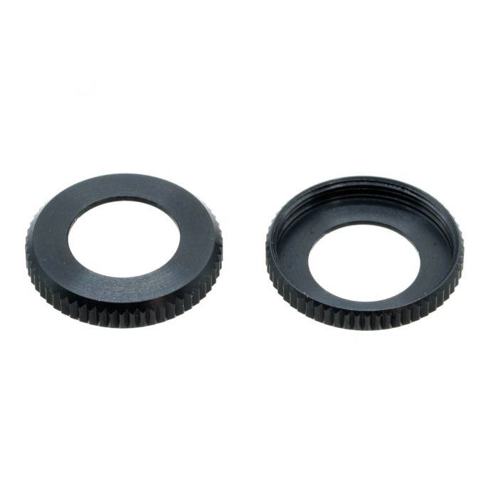 XRAY - XLP ALU SHOCK CAP-NUT - BLACK (2) - 308355-K