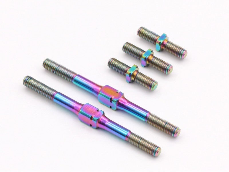 ROCHE - Rapide P12 EVO Titanium Turnbuckle Set Rainbow Color 5 pcs - 350200