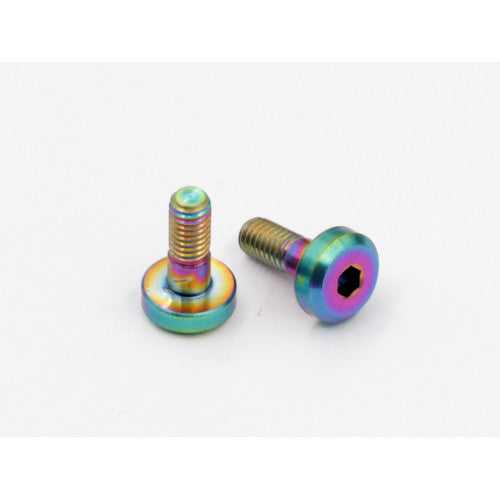 ROCHE - M3x8mm Ti Motor Screw, Rainbow Color, 2 pcs - 550062