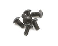 Team Associated 3x0.5x6mm Button Head Screw (6)