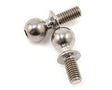 Team Associated RC10 B6 6mm Factory Heavy Duty Titanium Ball Stud Set (2)