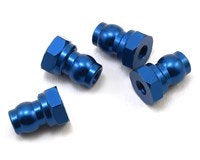 Team Associated RC10 B6.1D 10mm Aluminum Shock Bushings (Blue)