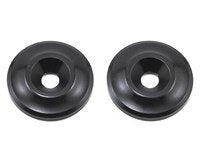 Team Associated Factory Team Aluminum Wing Buttons (Black)