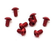 CRC - 3/16x4-40 Aluminum Button Head Screw (8) (Red) (CLN14332)