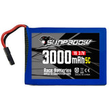 Sunpadow 3.7V 3000mAh 5C LiPo Battery for Sanwa M17 Transmitter - HE0003