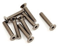 Mugen Seiki 3x16mm SJG Flat Head Titanium Screw (8) - MUGB0752T