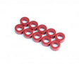 Roche - Aluminum Space 3x5.5x2mm, Red, 10 pcs