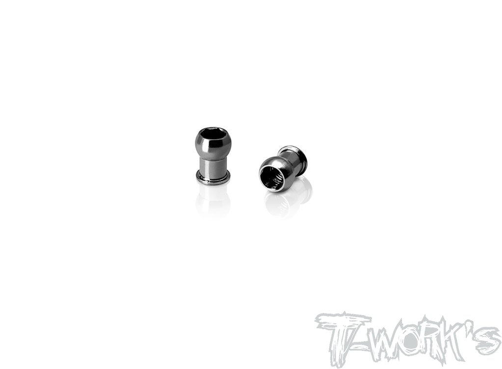 T-Work's - Titanium Ball - 6mm - Lower Suspension Arm - for XRAY X4 (2 pcs) - TP-X4-D