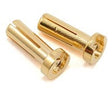 TQ Wire 4mm Low Profile Male Bullet Connectors (Gold) (14mm) (2) - TQW2502