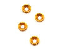 XRAY Aluminum Countersunk Quick Saver Shim (Orange) (4)