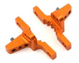 XRAY T4 2019 - ALU UPPER CLAMP WITH 2 ADJ. ROLL-CENTERS (L+R) - ORANGE - XRA302036-O