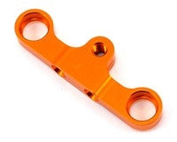 XRAY T4 2019 -ALU STEERING PLATE 8.5MM FOR DUAL SERVO SAVER - ORANGE - V2 - XRA302547-O