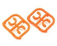 XRAY 3.5mm Plastic Drive Pin Clips (4) (Orange)