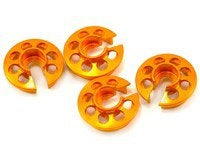 XRAY T4 2017 Aluminum Shock Spring Retaining Collar Set (Orange) (4)