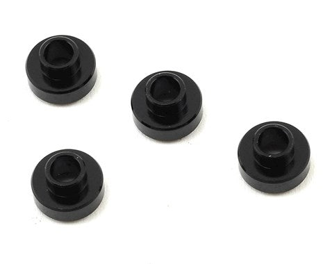 Team Associated Aluminum Servo Washers (Black) - 27128