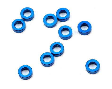 Team Associated 5.5x2.0mm Aluminum Ball Stud Washer (Blue) (10) - 31383