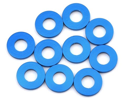 Team Associated 7.8x3.5x0.5mm Aluminum Hub Spacer Washer (Blue) (10) - 31387