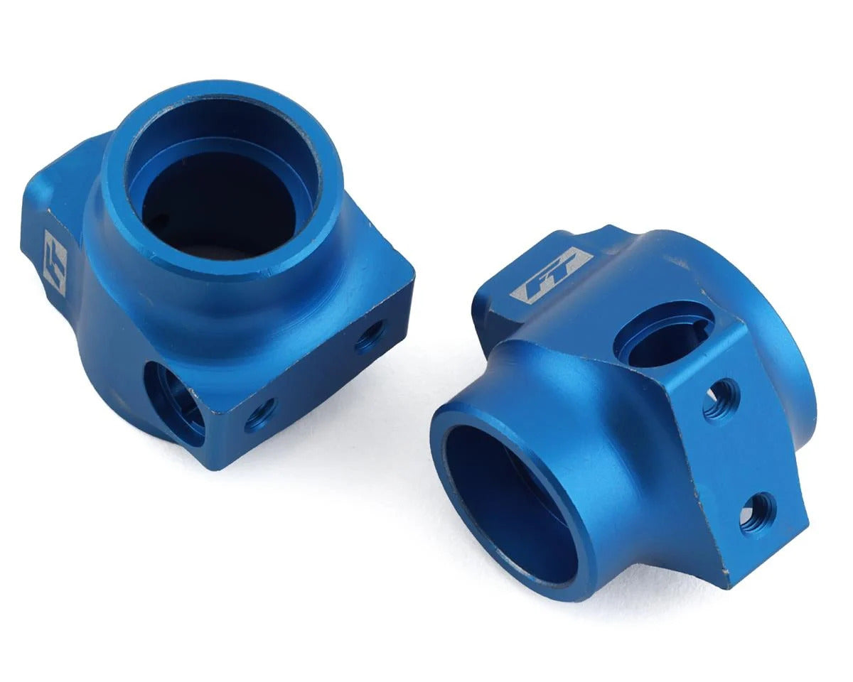 Team Associated - DR10 Factory Team Aluminum Rear Hub Set (Blue) (2) - 72011