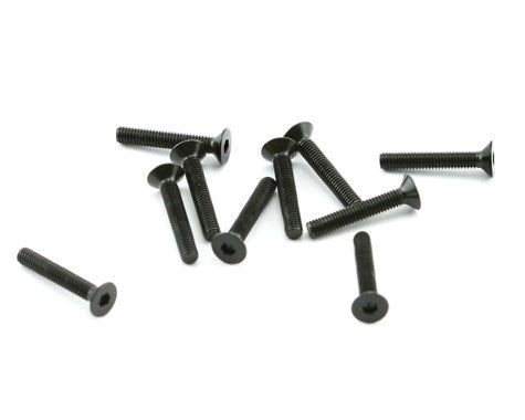 Team Associated 3x18mm FHC Screws (10) - 89209