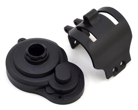 Team Associated - Gear Cover & Motor Guard (Black) - 91431